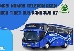 Tiket Bus Pandawa 87 Surabaya Jakarta